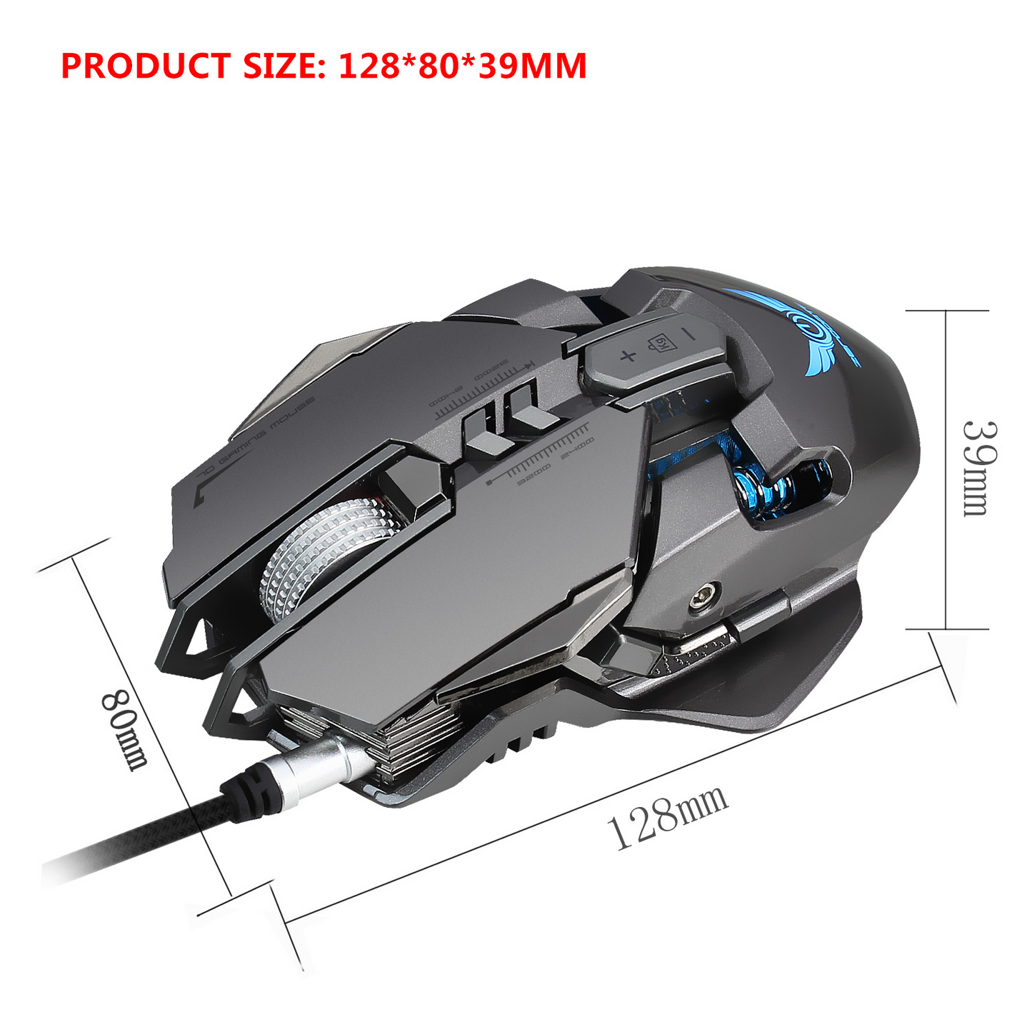 Mechanical wired gaming mouse