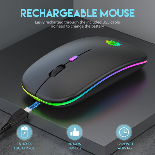 Rechargeable Luminating Bluetooth Mouse